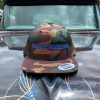"Red, White, & Blue" (camo - flat bill)
